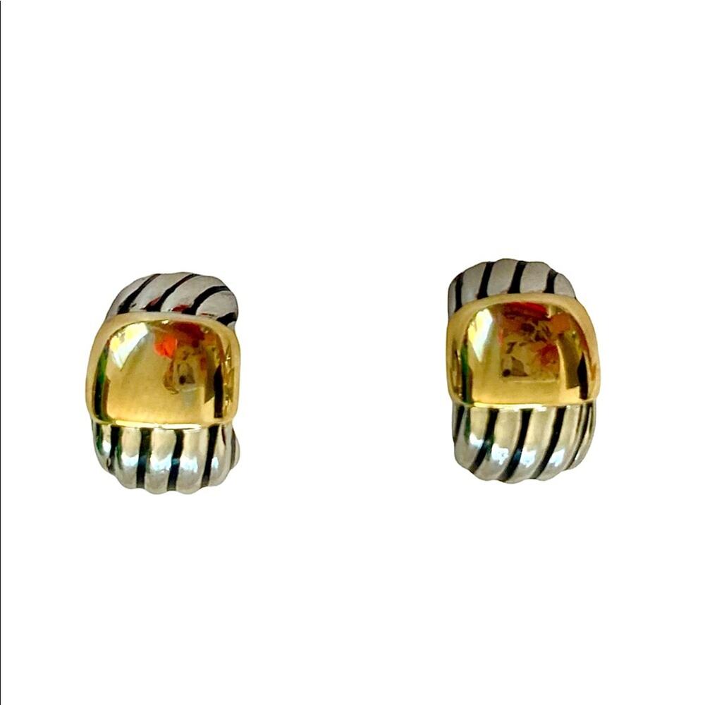 Huggie earrings vintage 1990's